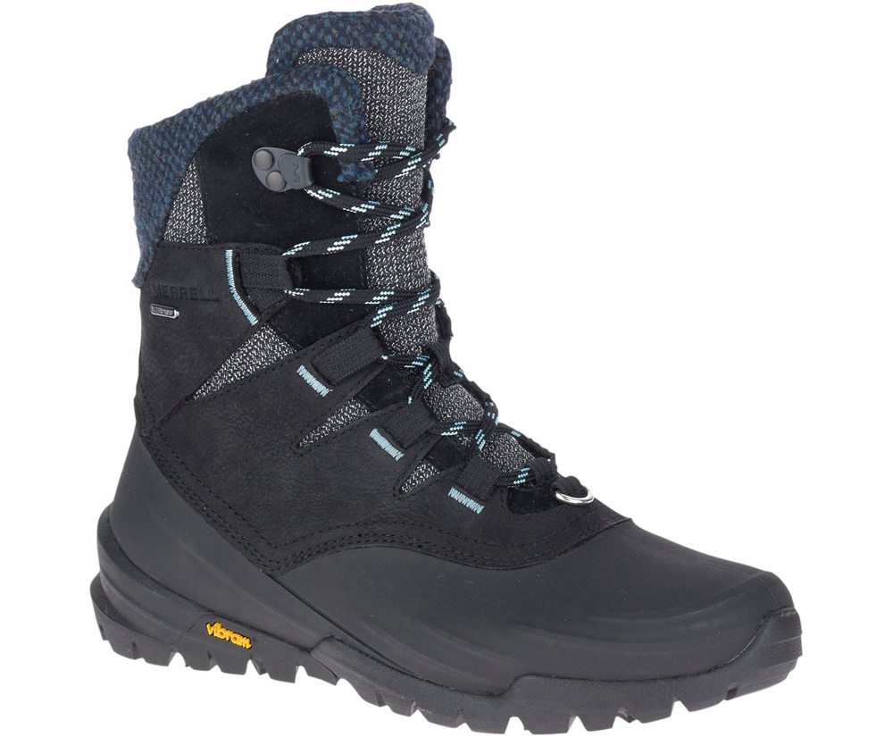 Merrell Boots Black - Thermo Aurora 2 Mid Shell Waterproof - Womens 68JCQOKAE